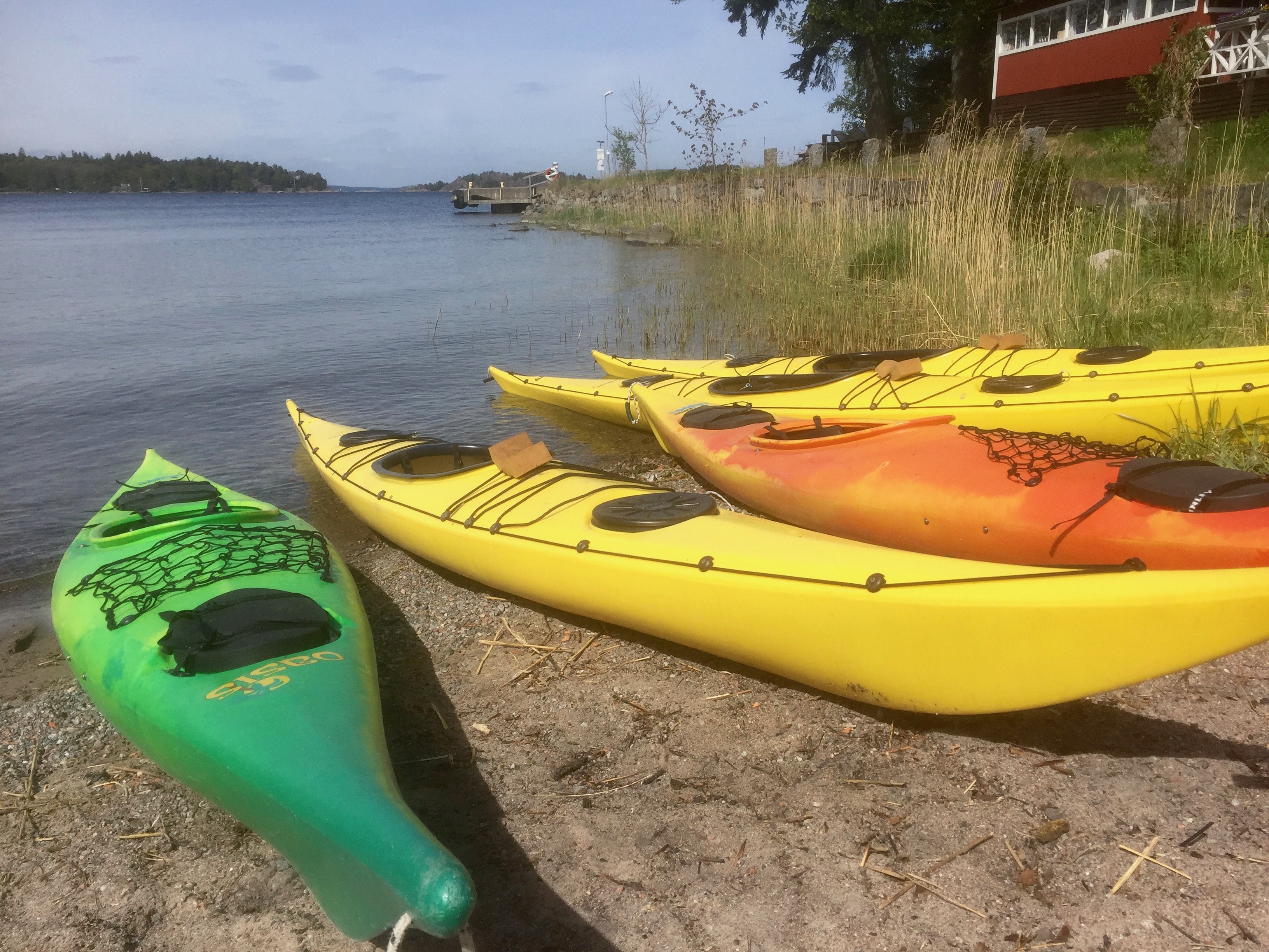 Kajaker vid Lillsvedsviken